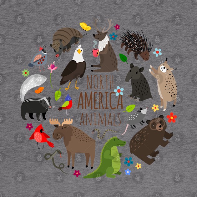 North America animals collection by Mako Design 